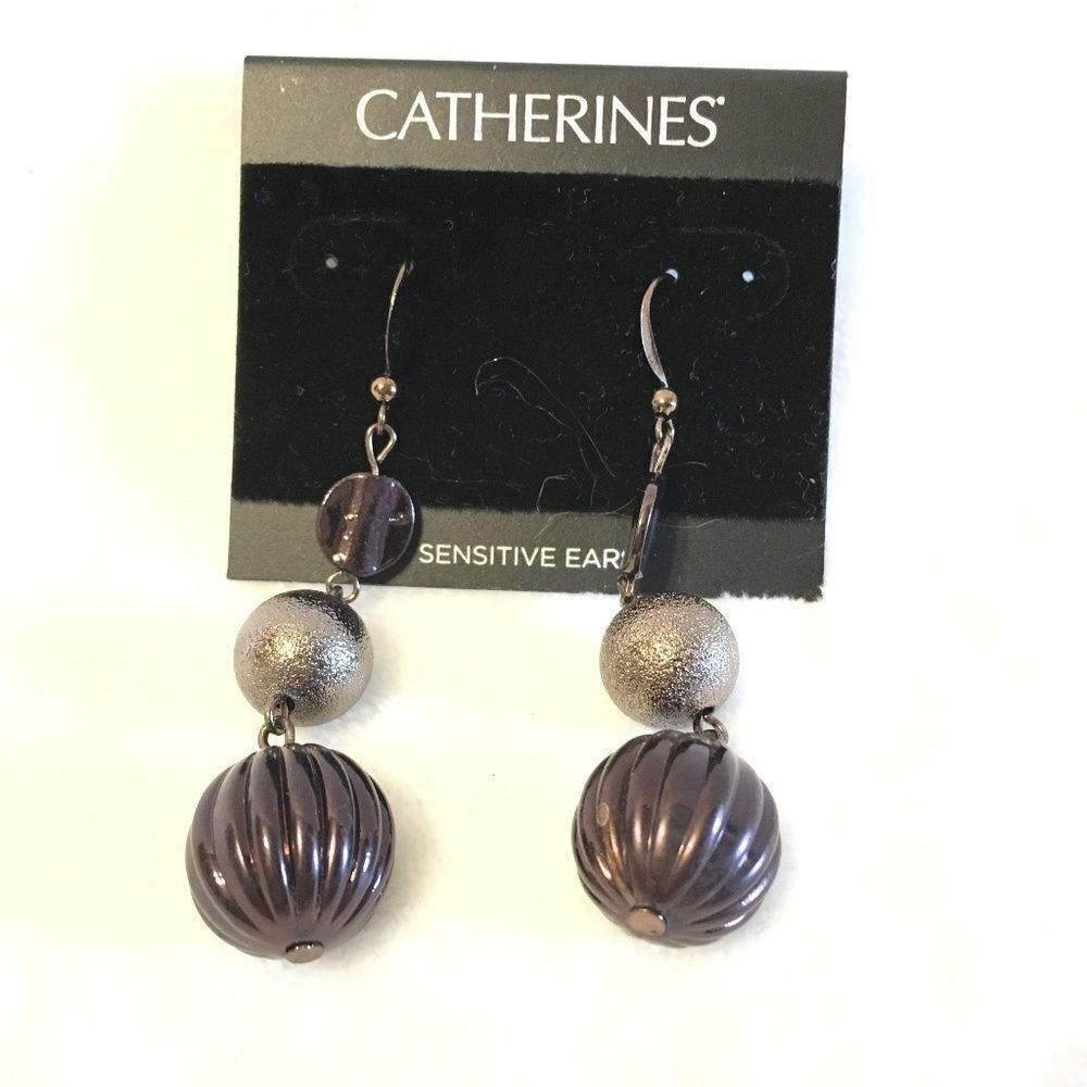 Catherines 2.5" Long Drop Earrings